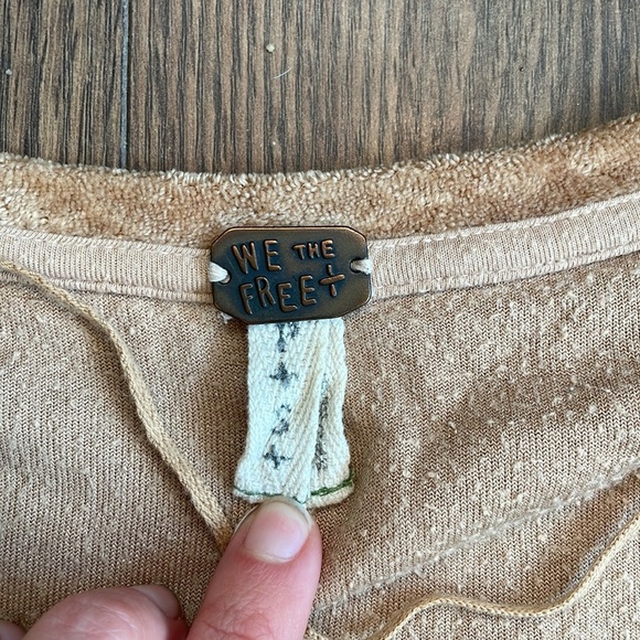 Free People | Gold Tunic Dress - Picture 3 of 4